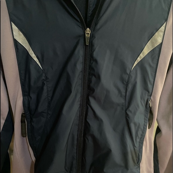 Nike Reflective Navy and Purple Windbreaker Zip Up Jacket Size S - Picture 5 of 6